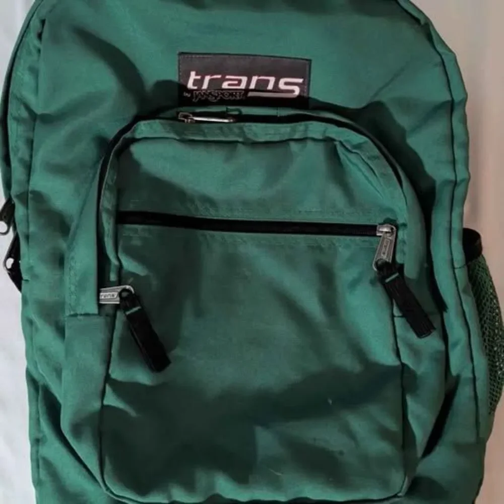 Trans by JanSport SuperMax TM60 Backpack Green Teal Laptop Daypack School Bag